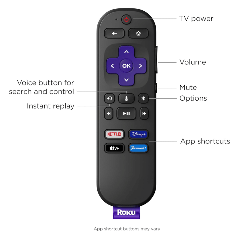 Roku Express 4K+ Streaming, Media Player - Imagen 3