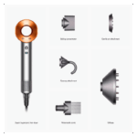 Dyson Supersonic Hair Dryer Negro con Dorado - Imagen 4