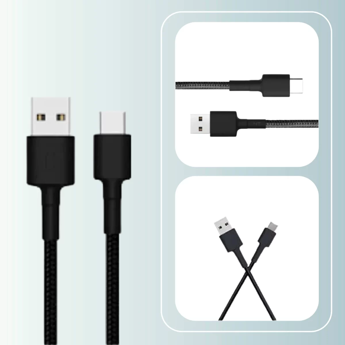 Cable Trenzado Xiaomi Mi Type-C Cable (1m) Negro
