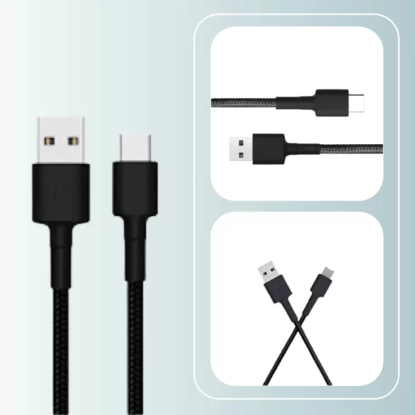 Cable Trenzado Xiaomi Mi Type-C Cable (1m) Negro
