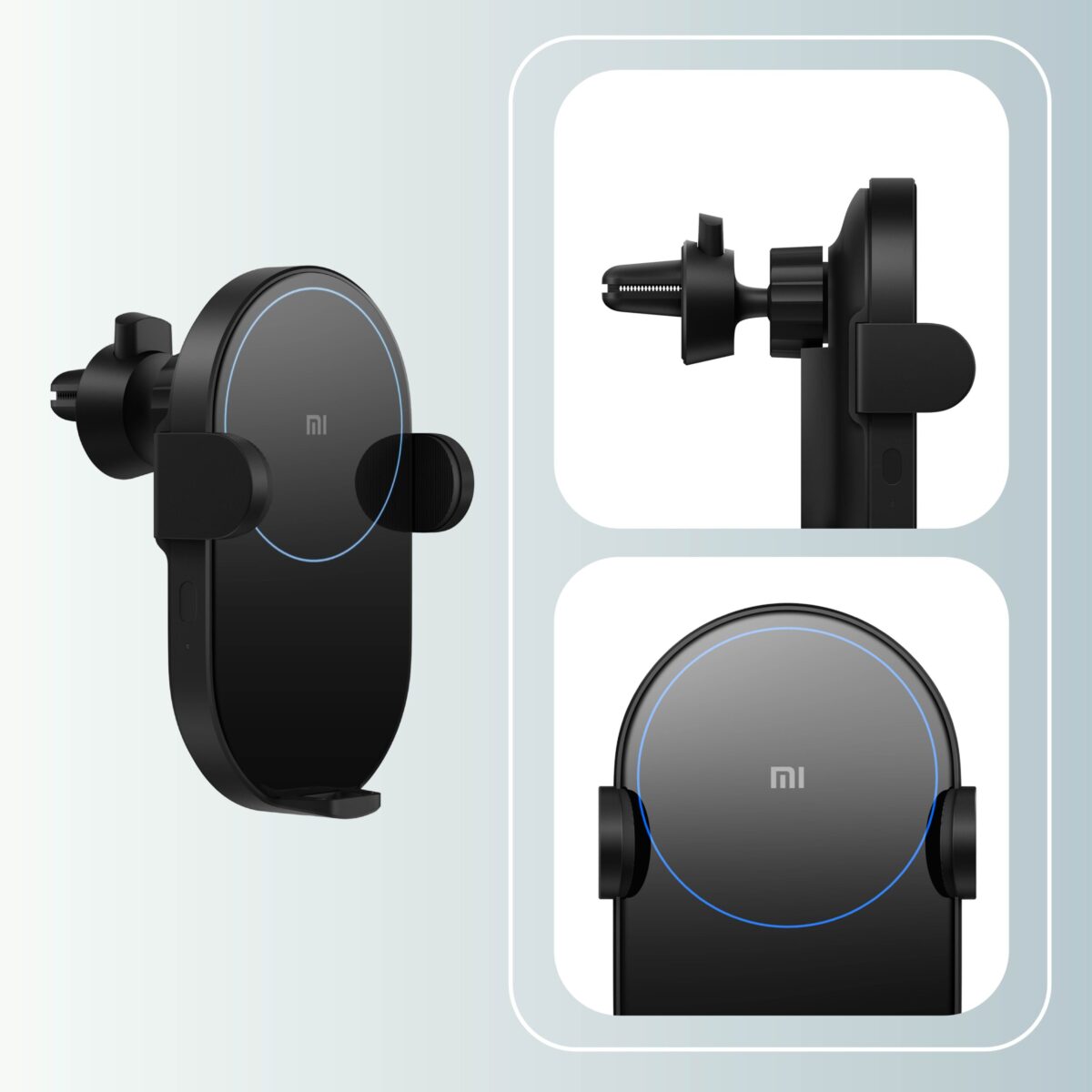 Cargador inal&aacute;mbrico Xiaomi para carro 20W Negro