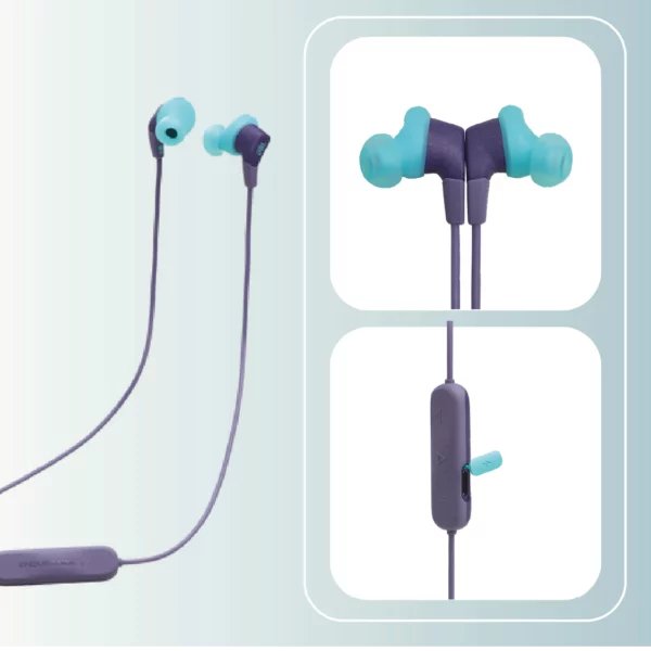 Aud&iacute;fonos deportivos inal&aacute;mbricos JBL Run3 Morado