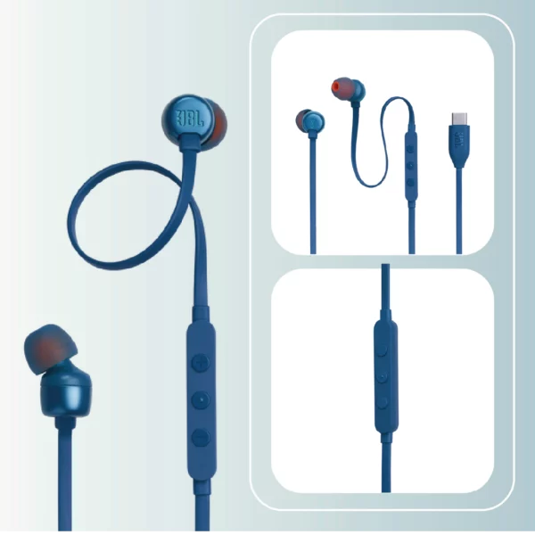 Aud&iacute;fonos JBL Tune 310C Tipo C Azul