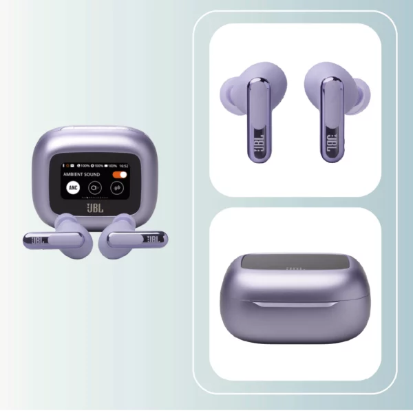 Aud&iacute;fonos inal&aacute;mbricos JBL JBL Live Beam 3 Morados