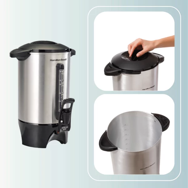 Cafetera de gran capacidad Hamilton Beach 45 tazas