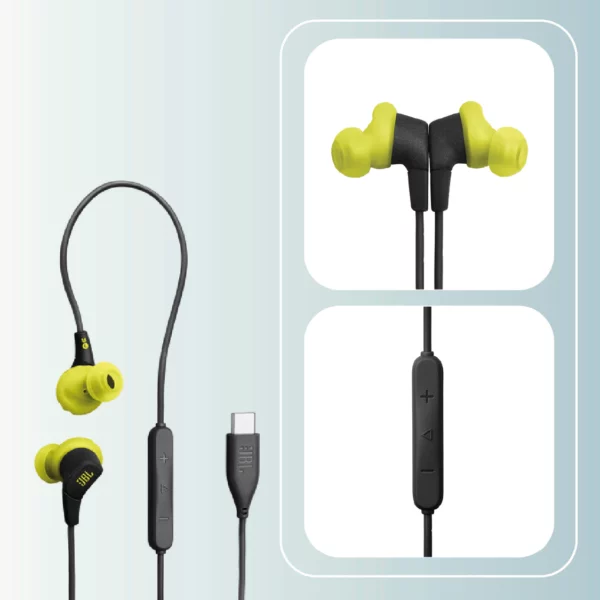 Aud&iacute;fonos inal&aacute;mbricos deportivos JBL Endurance Run 3 Type-C Negros