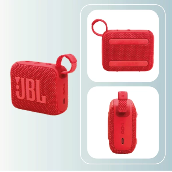 Bocina port&aacute;til JBL Go4 Roja