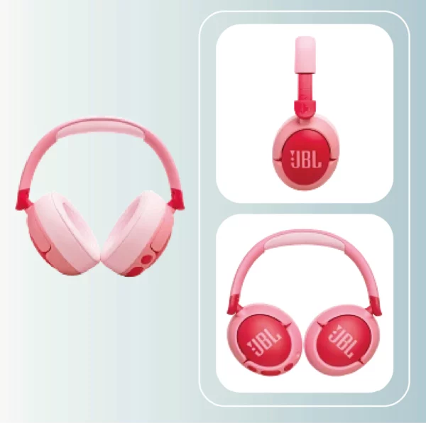 Aud&iacute;fonos inal&aacute;mbricos para ni&ntilde;os JBL Junior 470NC Rosados