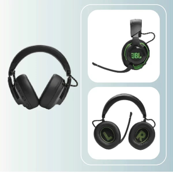 Aud&iacute;fonos inal&aacute;mbricos JBL Quantum 910X Wireless for Xbox Negros con Verde