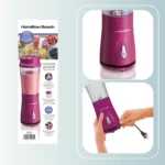 Licuadora personal Hamilton Beach port&aacute;til compacta Morada