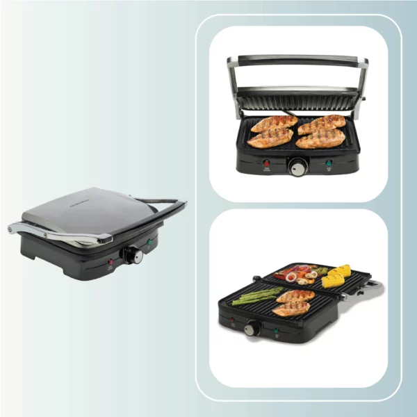 Sanduchera Hamilton Beach para Paninis Superficie Extendible