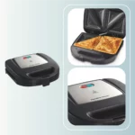 Sandwichera antiadherente Hamilton Beach Negra