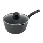 Cacerola Oster Antiadherente con Tapa de vidrio Gris Matte 2.5QT