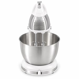 Batidora de Mano Hamilton Beach Profesional, Tazón 38L, Blanco