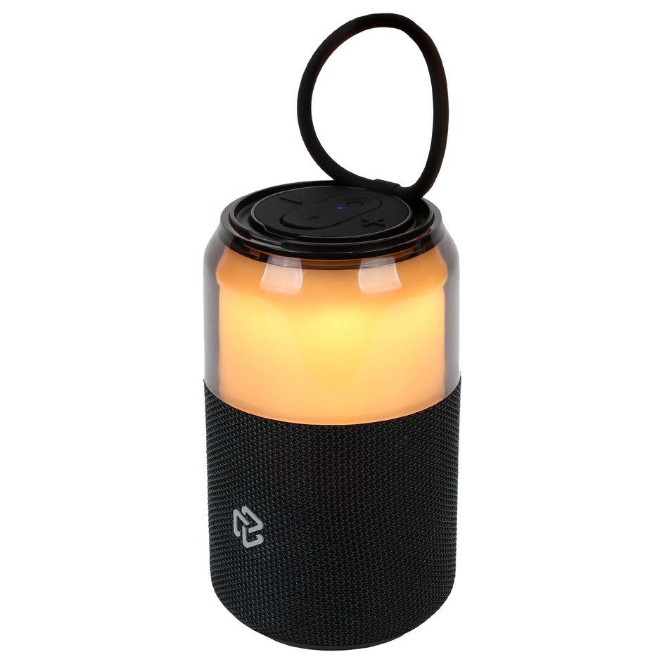 Bocina Inalámbrica Portátil Stf Bolt Luz Led Rgb Transparente Negro - Imagen 2