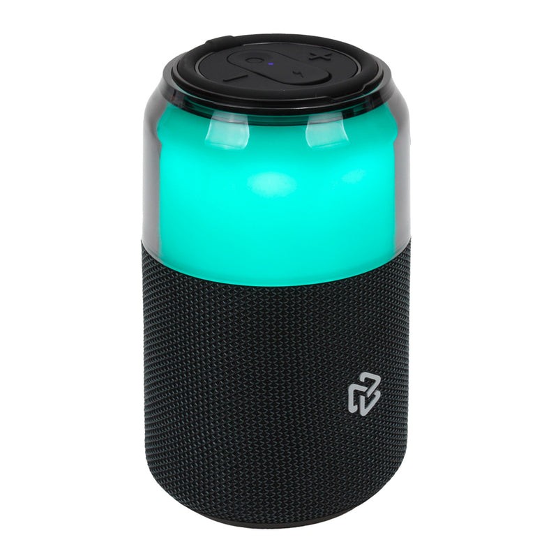 Bocina Inalámbrica Portátil Stf Bolt Luz Led Rgb Transparente Negro - Imagen 5