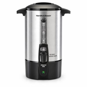Cafetera Hamilton Beach de 45 Tazas, con Ventana de Nivel