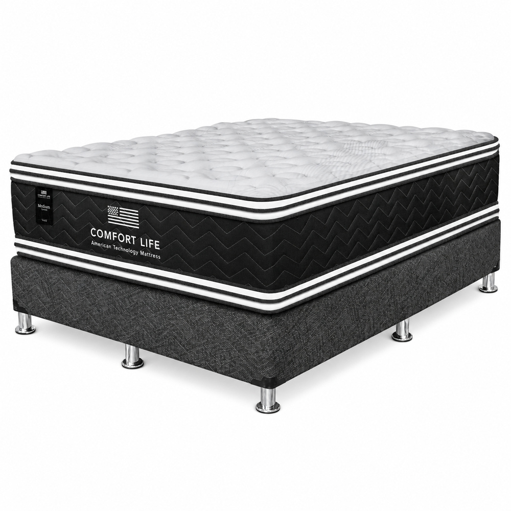 Cama Comfort Life Evolution Comfort Matrimonial Medio