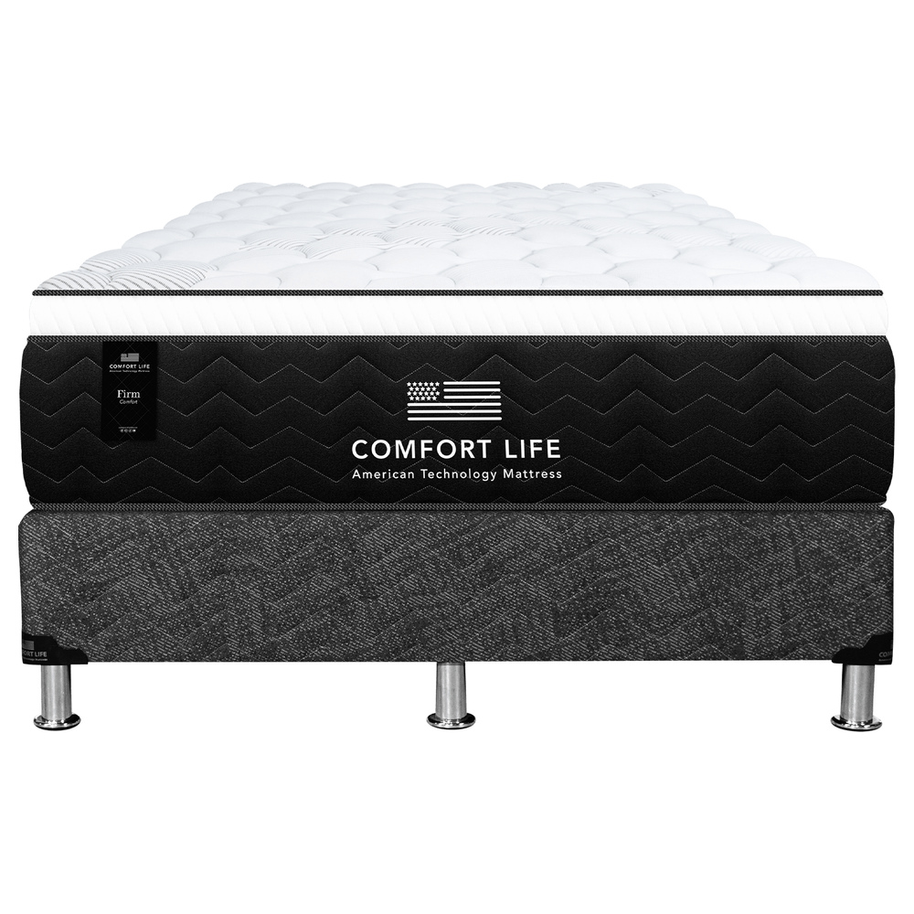 Cama Comfort Life Midnight Queen Firme/Medio - Imagen 2