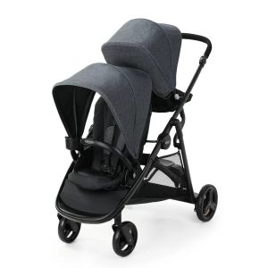 Carruaje Doble Graco Ready2Grow 20 con Sombrilla Color Gris/Negro