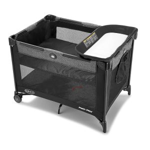 Cuna Corral Graco Pack N Play Simple Solutions Negro/Gris