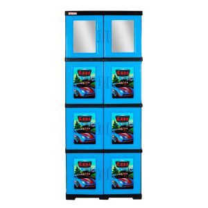 Gabinete Multiusos con Espejo Plastimas 4 N Carros