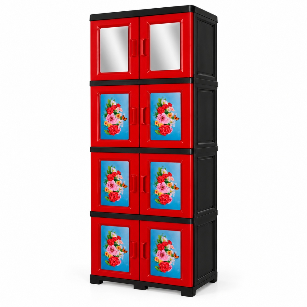 Gabinete Multiusos con Espejo Plastimas 4 N Flores1 - Imagen 3