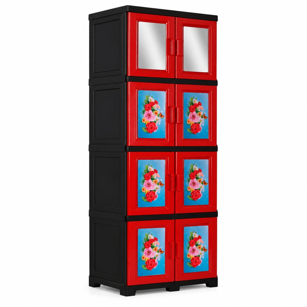 Gabinete Multiusos con Espejo Plastimas 4 N Flores1 - Imagen 4