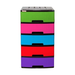 Gavetero Clásico Plastimas 5N Rattan Combinado