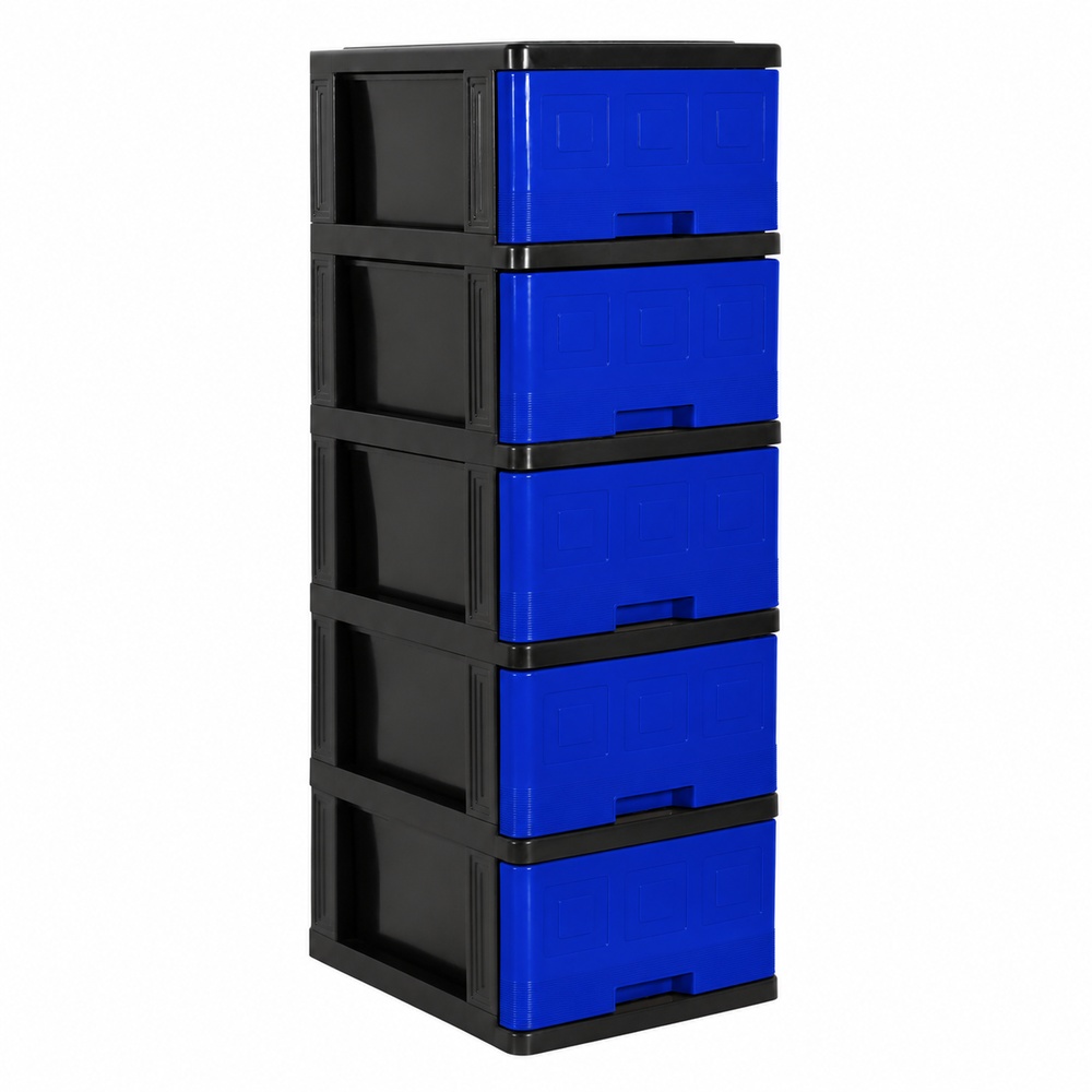 Gavetero Mediano 5 Niveles Plastimas Azul Oscuro - Imagen 3