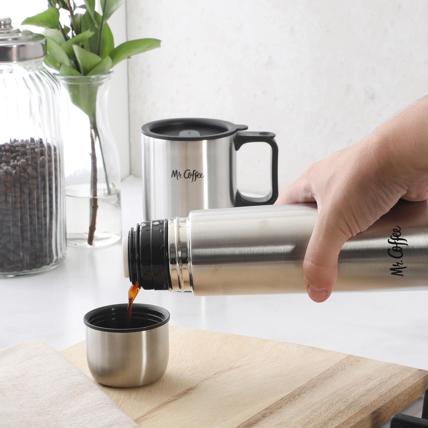 Juego de Botella y Taza Térmica Mr Coffee 155 Oz / Viaje 135 Oz Acero - Imagen 4