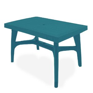 Mesa Dynasty Plastimas Familiar Rattan Aqua