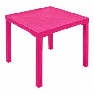 Mesa Premium Plastimas Base Plastica Magenta