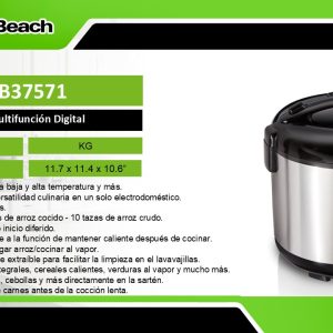 Olla Multifuncional Hamilton Beach con 14 Funciones