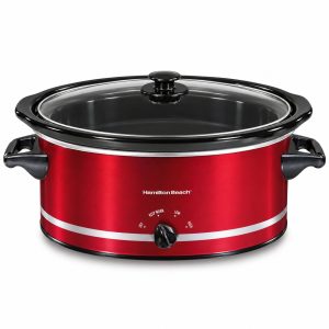 Olla de Cocción Lenta Hamilton Beach 8Qt, Recipiente de Ceramica