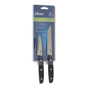 Oster Juego de 2 Cuchillos, de Acero Inoxidable, Os Riggins