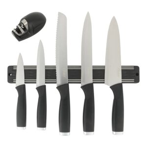 Oster Juego de Cuchillos con Afilador, Montaje En Pared Bridgewall