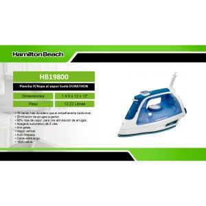 Plancha de Ropa Hamilton Beach Durathon