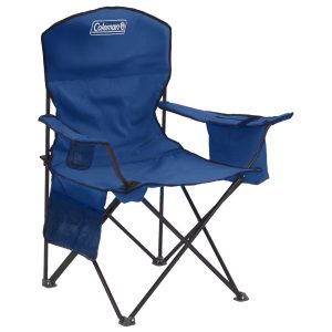 Silla Con Hielera Coleman Azul Quad Plegable V2