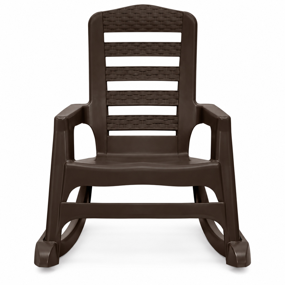 Silla Mecedora Plastimas Rattan Cafe - Imagen 2