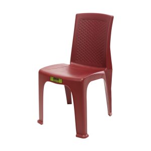 Silla Premium Sin Brazo Plastimas Vino Tinto