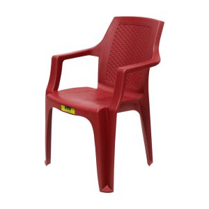 Silla Premium con Brazo Plastimas Vino Tinto