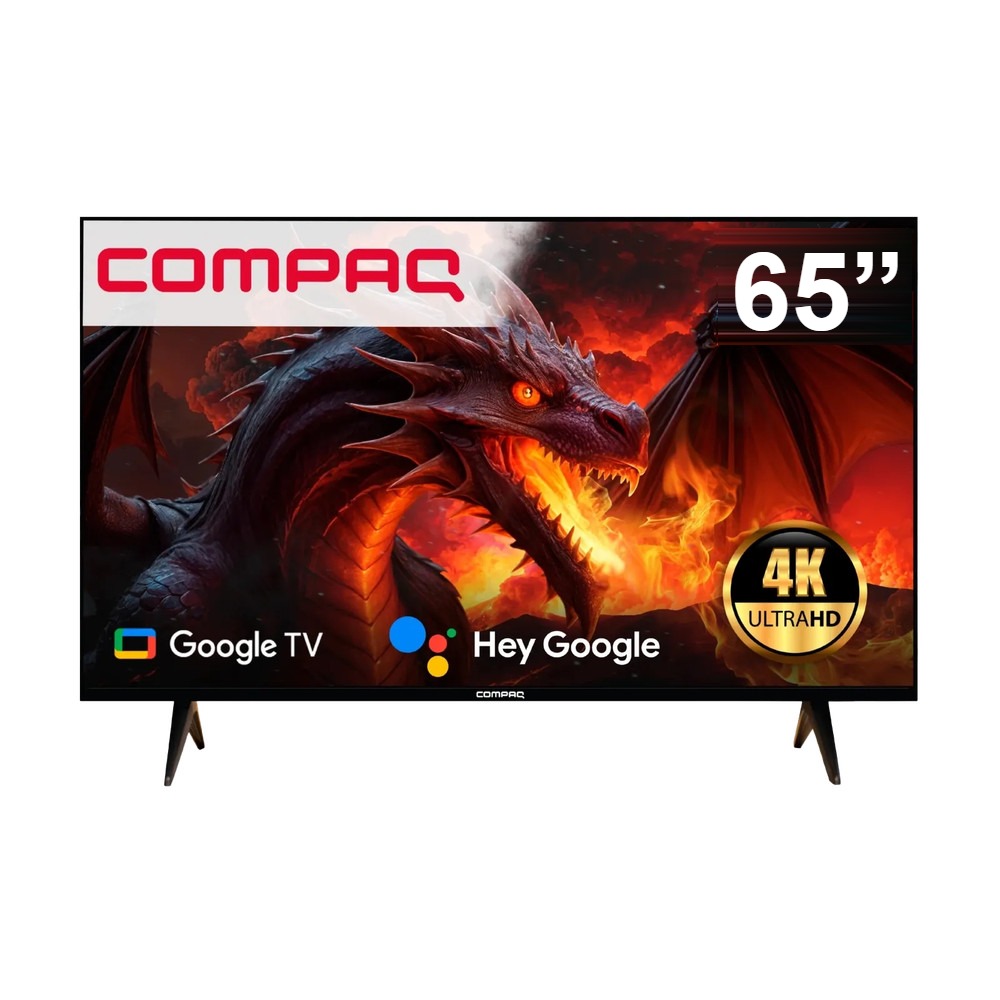 Televisor Smart TV Compaq 65" LED 4K Ultra HD Google TV