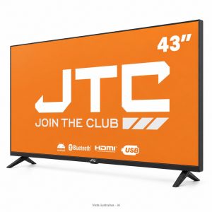 Televisor Smart Tv Qled Jtc 43" Class Fhd Smart Isdbt con Bluetooth