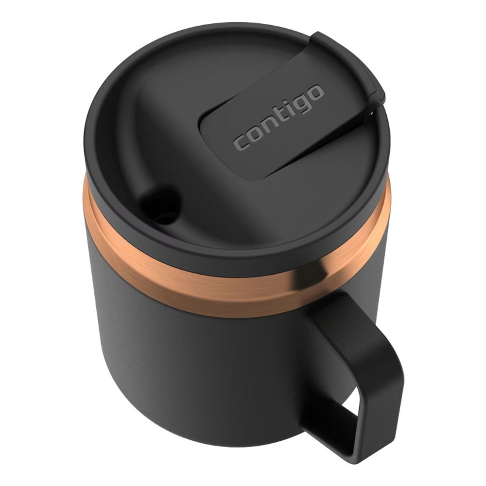 Termo Contigo 14 Oz Negro/Bronce Acero Inoxidable - Imagen 2