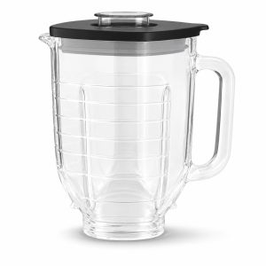Vaso De Vidrio Cuadrado Oster 1.75 L Negro Boroclass Osterizer Max